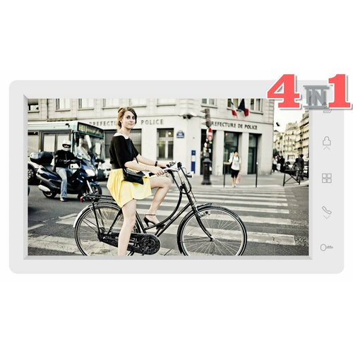 Монитор видеодомофона Amelie Slim (White) HD SE VZ