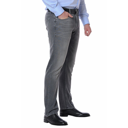 Джинсы CALVIN KLEIN, размер 36/32, серый джинсы зауженные calvin klein размер 36 32 серый