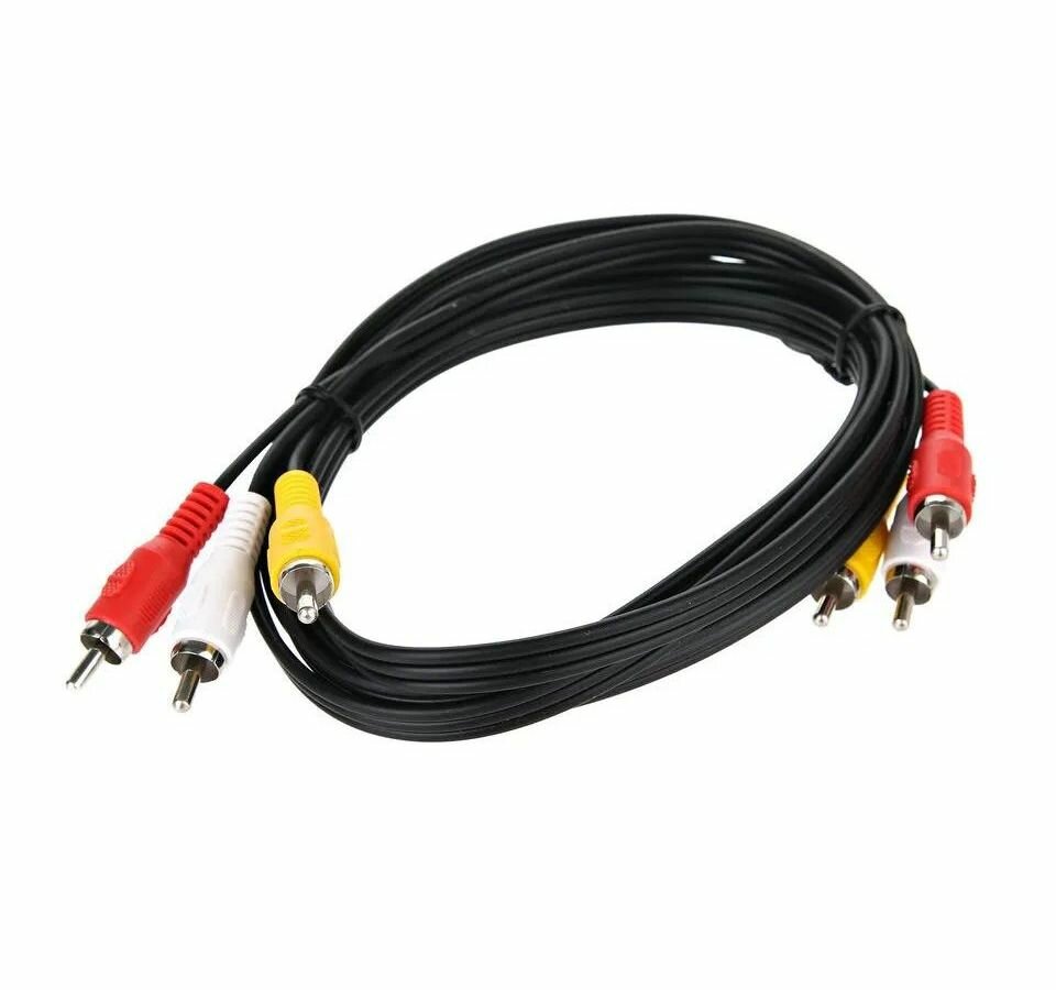 Кабель соединительный 3.0м VCOM Telecom 3xRCA(M)-3xRCA(M) TAV7150-3M - фото №11