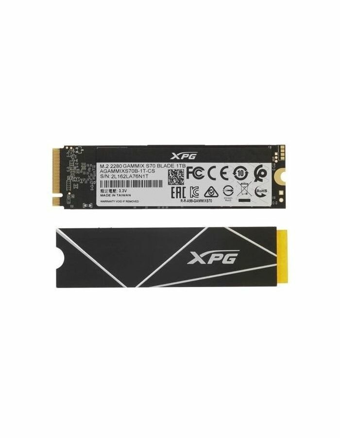 SSD накопитель A-Data XPG Gammix S70 Blade 1ТБ, M.2 2280, PCI-E x4, NVMe - фото №9