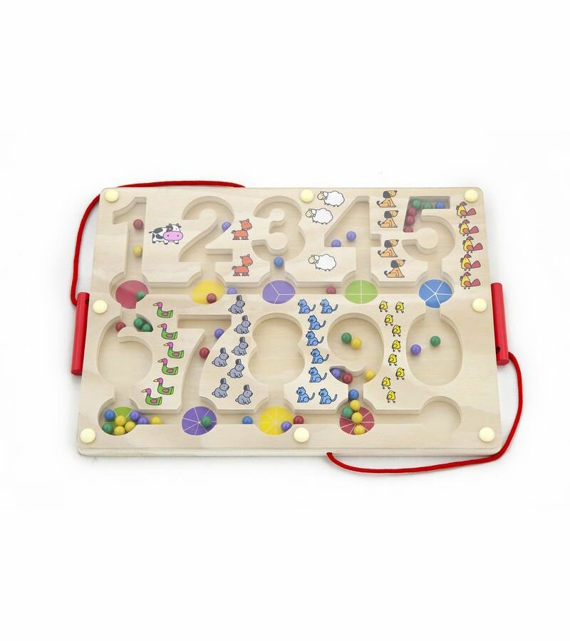 Развивающая игрушка Viga Toys Лабиринт Цифры (50180) - фото №1