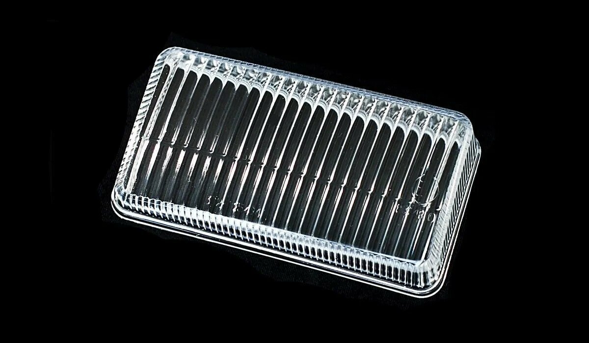 фото Стекло противотуманных фар ПТФ Audi 100 (C3) 1982-1988, левое