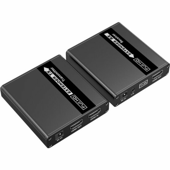 Удлинитель Lenkeng KVM HDMI, FullHD, CAT5e/6 до 40/70 метров, проходной HDMI, аудио вых. LKV223KVM (LKV223KVM)