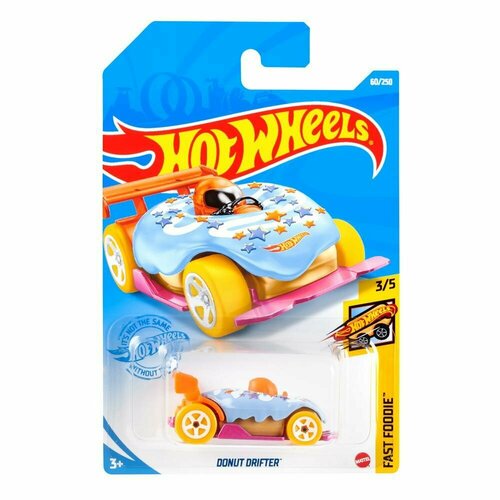 Машинка Hot Wheels коллекционная (оригинал) DONUT DRIFTER голубой/оранжевый