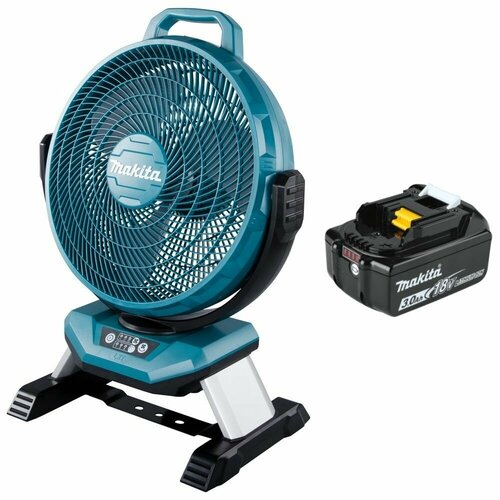 Набор Makita аккумуляторный вентилятор DCF301Z 330 мм 21 ммин аккумулятор BL1830B 18 В 3 Ач PT995 1666200₽