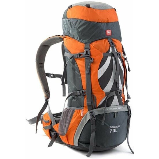 Рюкзак туристический Naturehike NH70B070-B 70L оранжевый, 6927595709016