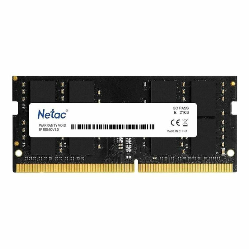 Модуль памяти Netac DDR4 SO-DIMM 16Gb 2666МГц CL19 (NTBSD4N26SP-16), 1592276