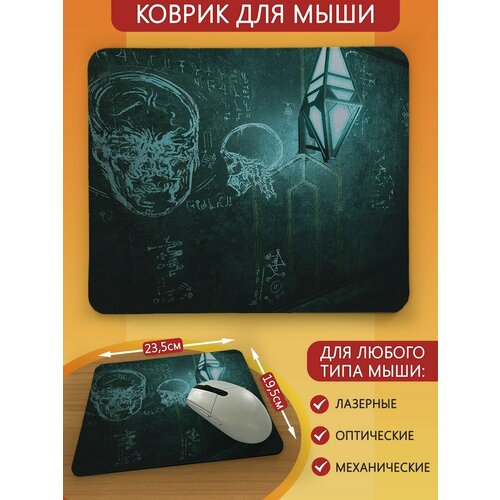 Геймерский коврик Amnesia Rebirth Амнезия, чудовища, зомби, ужасы 2