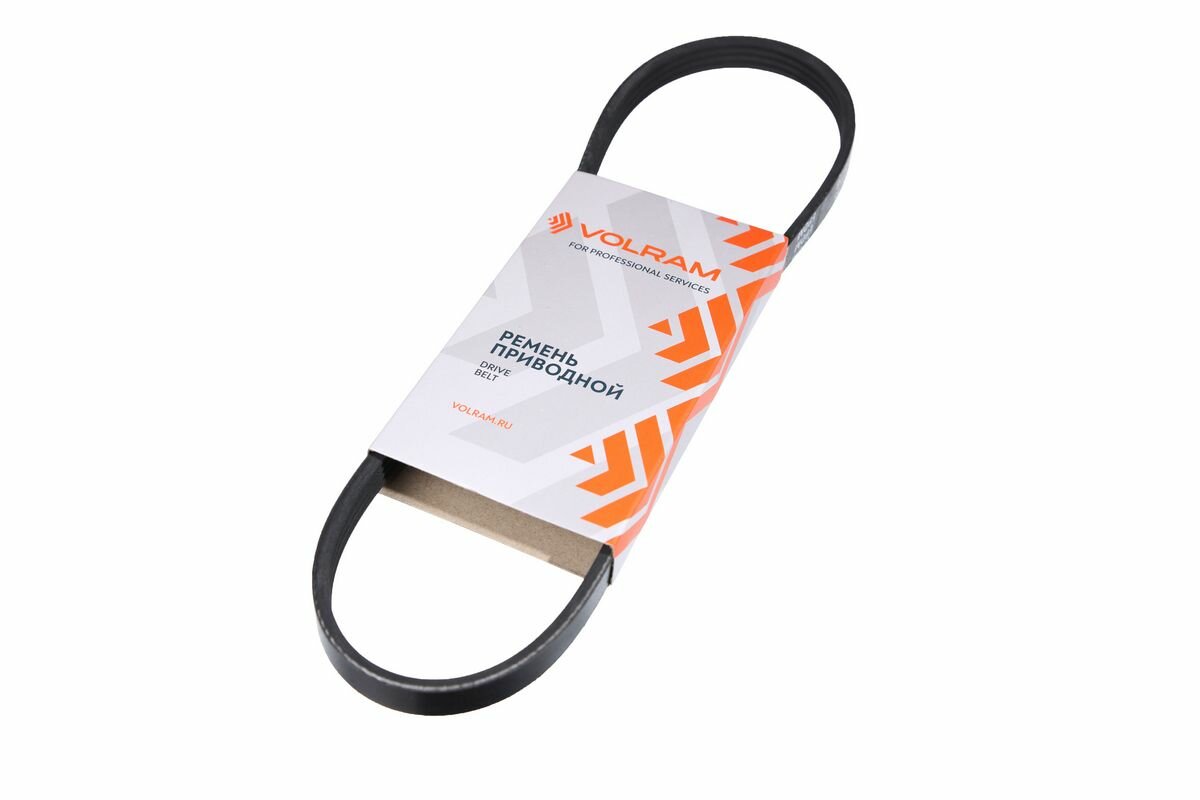 Ремень приводной Volram VR13114 поликлиновый генератора аналог 4PK718 Lada ВАЗ Ларгус/Largus дв. K7M; Renault Logan 1, Sandero Stepway 1
