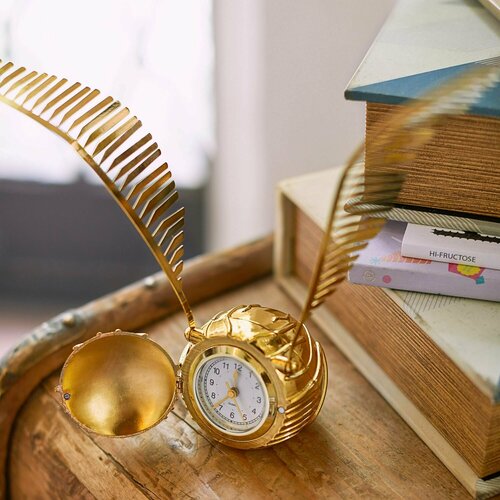 Часы Золотой Снитч Гарри Поттер, Harry Potter Golden Snitch Clock