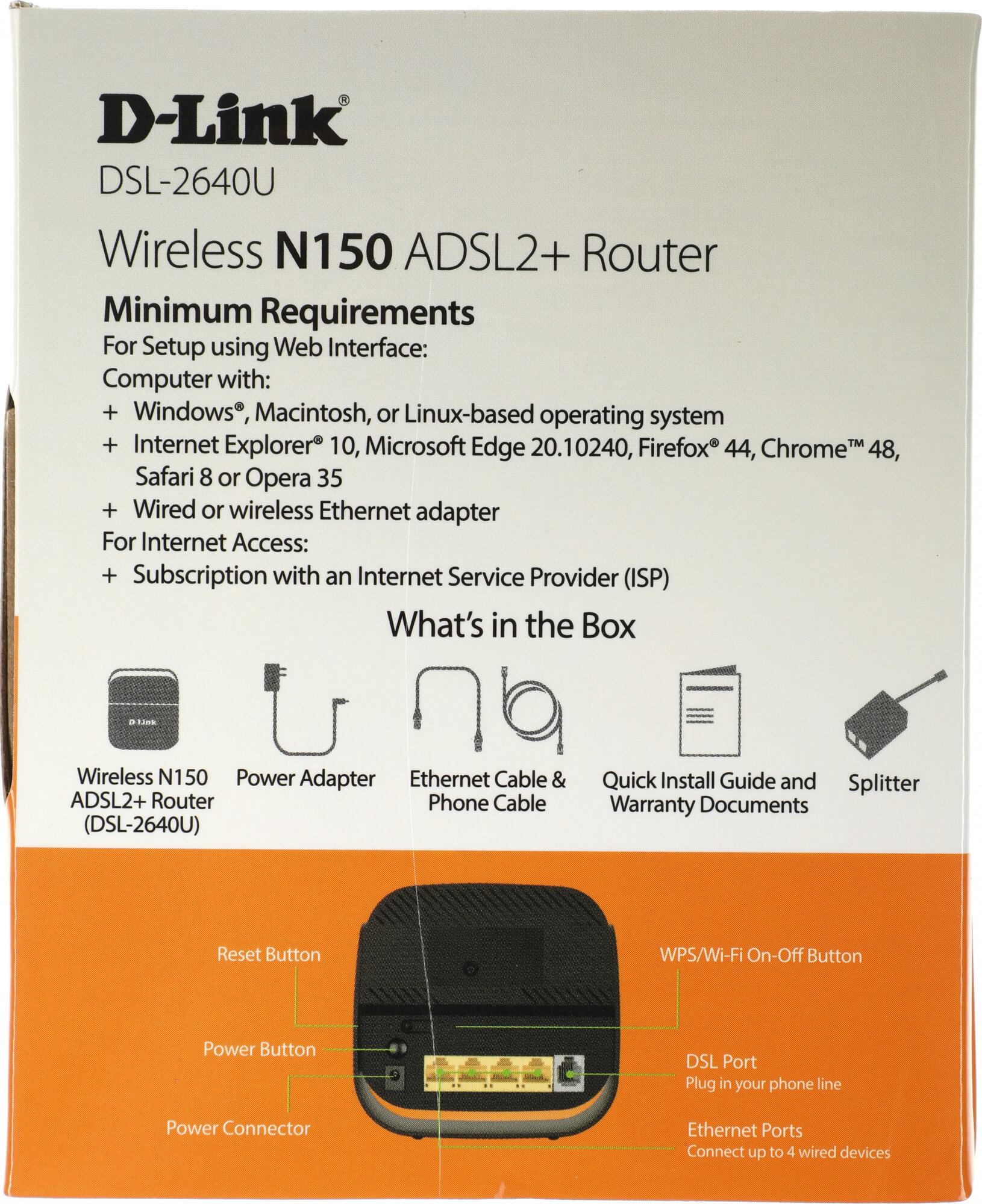 Беспроводной роутер D-LINK , ADSL2+, черный - фото №7