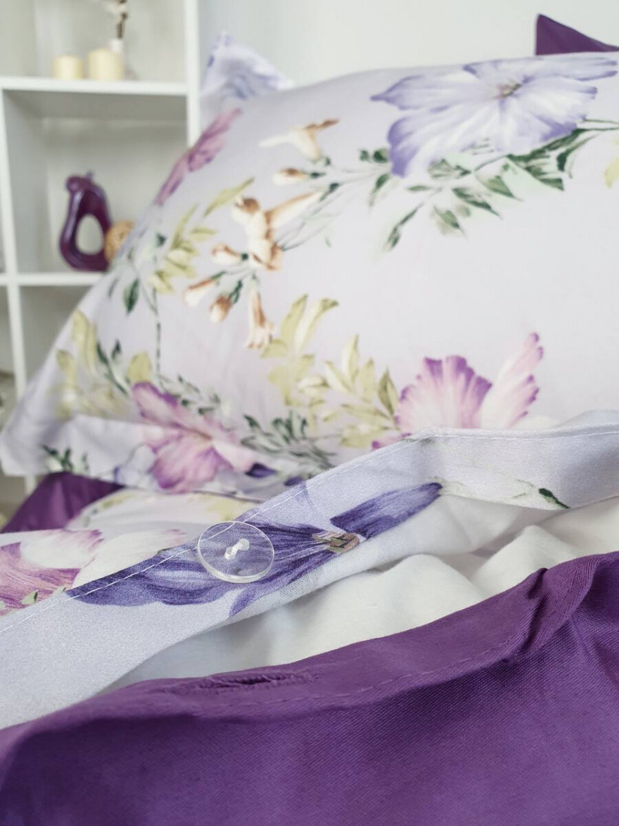 Постельное белье Viola (king size (евро макси)) Tivolyo home - фото №3
