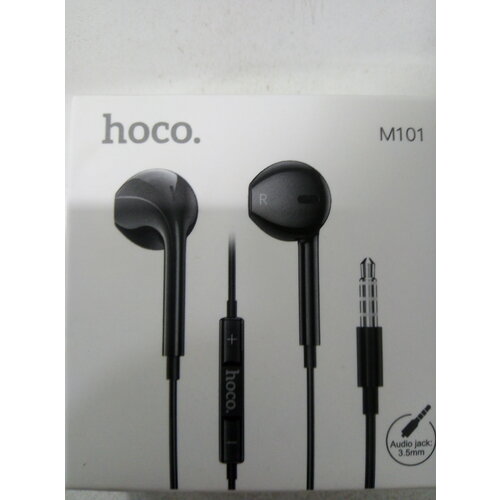 Наушники вкладыши HOCO M101 черные 19000₽