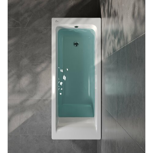 Ванна из литьевого мрамора(искусственный камень) EDISS Элина 180/70 в комплекте ножки