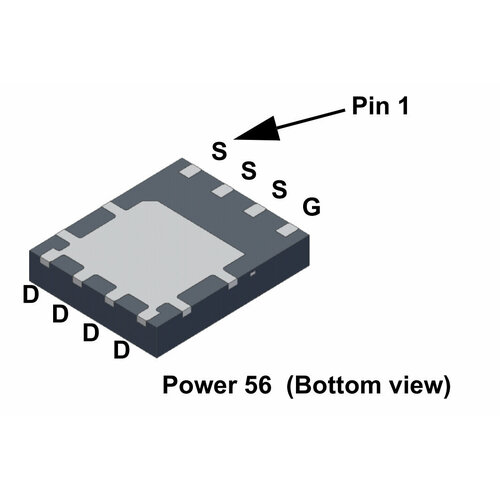 Микросхема FDMS8660s N-Channel MOSFET 30V 40A POWER56 микросхема bsc0923ndi dual n channel mosfet 30v 40a pg tison 8