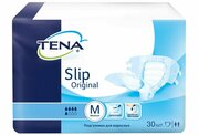 Подгузники для взрослых TENA Slip Original, M, 75 х 120 см, 80-120 см, 1 уп. по 30 шт.