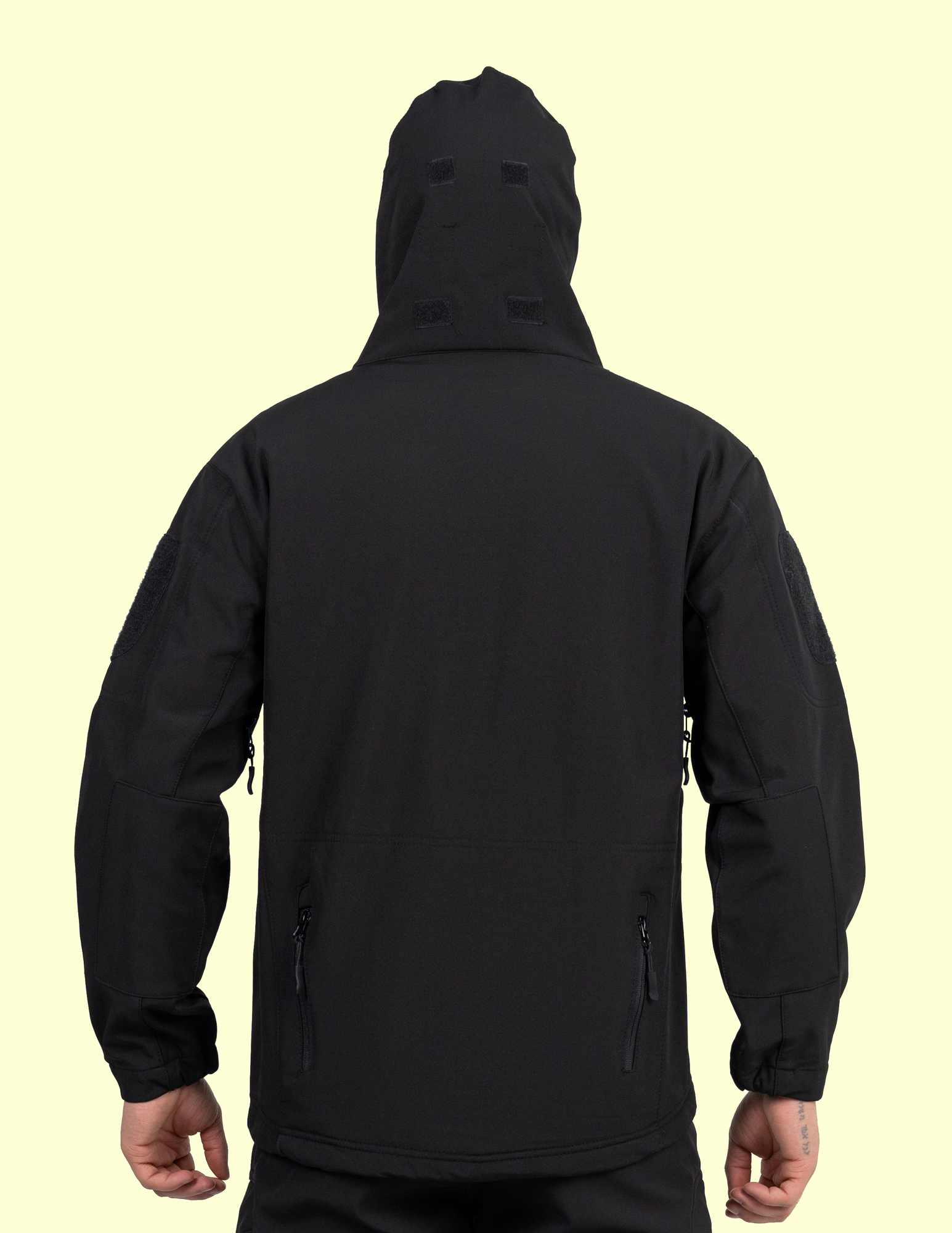 Тактическая куртка Softshell черная 2XL