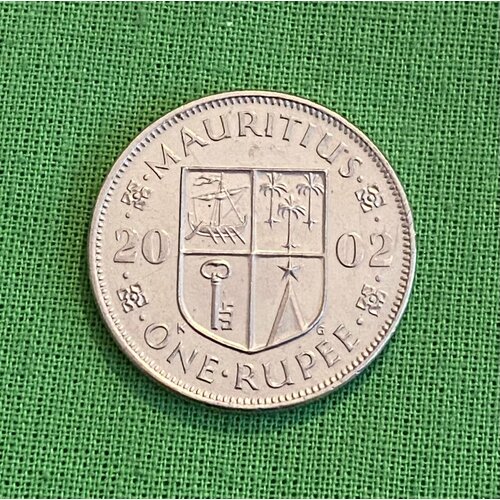 Монета Маврикий 1 рупия 2002 года клуб нумизмат монета крона маврикия 1936 года медно никель unusual