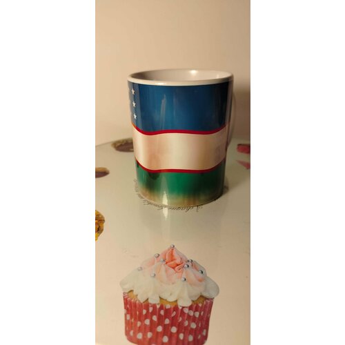 Кружка для чая керамическая с принтом 