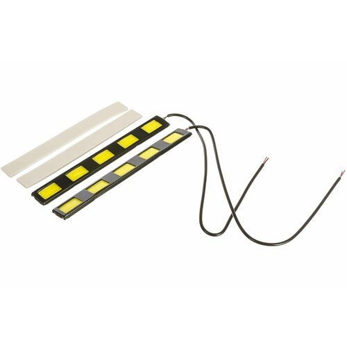 Дневные ходовые огни DAY LIGHT 1 COB MEGA 170х18мм плоские 2шт MEGAPOWER 638₽