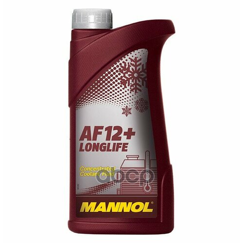 4112 Mannol Antifreeze Af12+ Longlife 1 Л. Концентрат Антрифриз Красный MANNOL арт. MN41121
