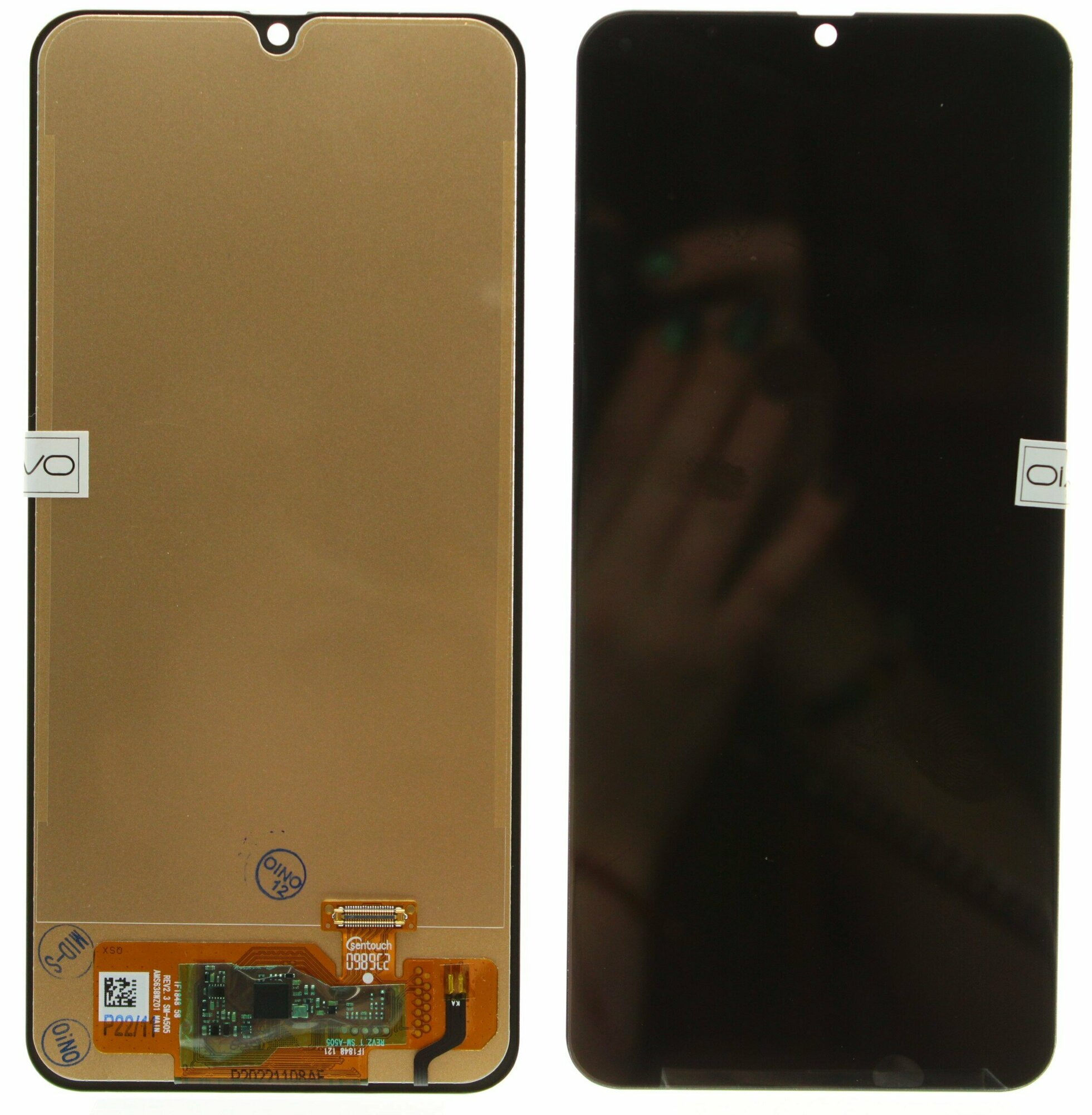 Дисплей для Samsung Galaxy A50/A50s (A505F/A507F) Черный In-Cell (Middle size)