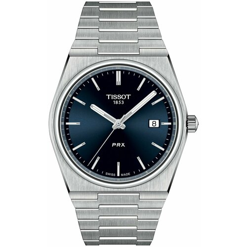 фото Наручные часы tissot t-classic, серебристый/синий