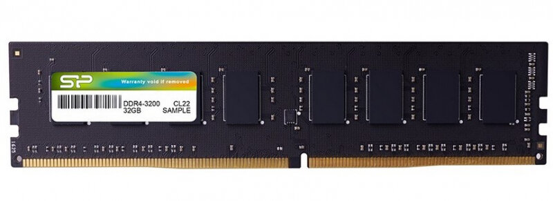 Оперативная память Silicon Power DDR4 - 16GB, 3200 МГц, DIMM, CL22 (sp016gblfu320bs2b6)