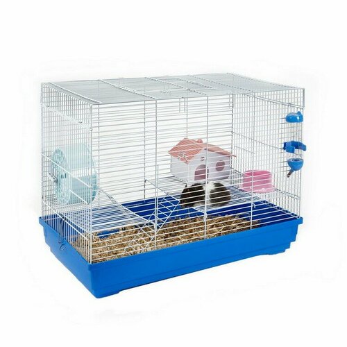 Sky Little Zoo Клетка для грызунов HERBIE 58*41*34см, синяя