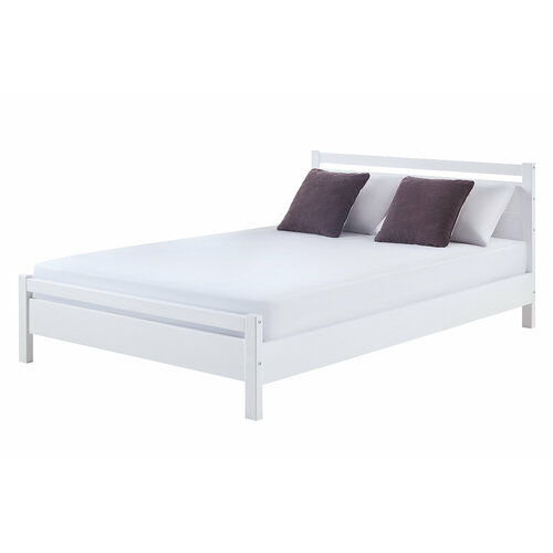 Кровать без подъёмного механизма Hoff Эстери 1, 160х200 см , цвет белый античный