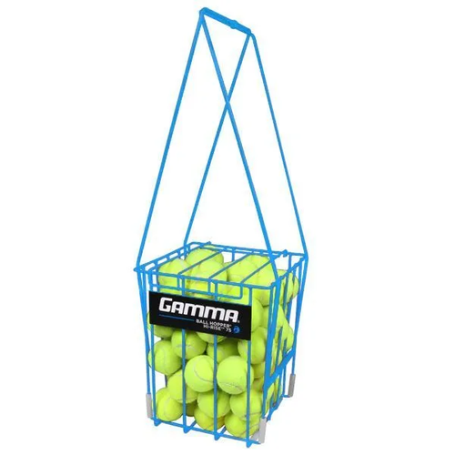 Корзина для теннисных мячей с колесами Gamma Ball Hopper Hi-Rise на 75 мячей коробка теннисных мячей slazenger the wimbledon ball 72 мяча