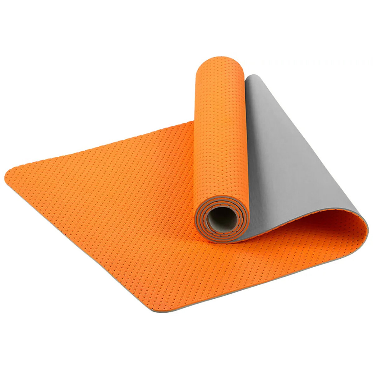 Коврик для йоги перфорированный 6 мм (оранжевый)