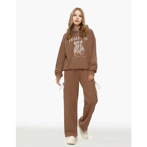 фото Брюки gloria jeans, размер xxs/158 (36-38), коричневый