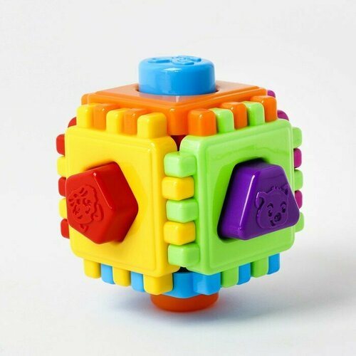 Альтернатива Развивающая игрушка Логический куб «Геометрик»