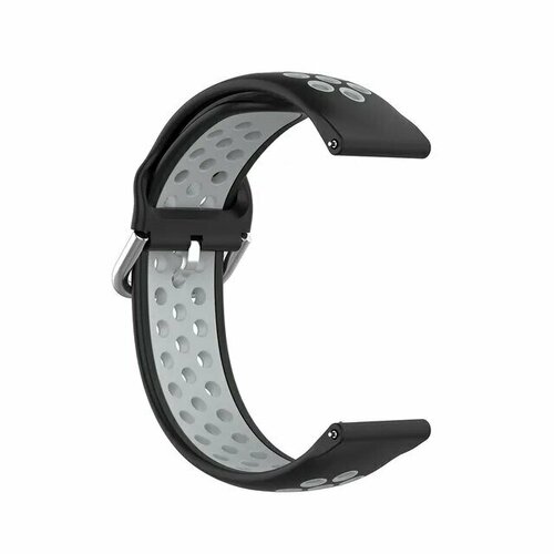 Универсальный ремешок для Samsung, Garmin, Xiaomi, Amazfit, 20 мм, черно-серый серый, черный, размер S (запястье 135–150 мм), XL (запястье 180–200 мм), XXL (запястье более 200 мм)