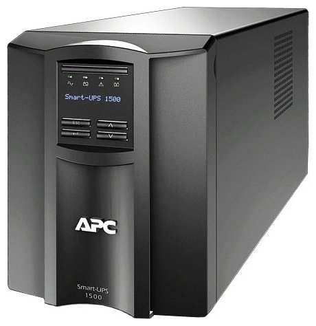 Интерактивный ИБП APC by Schneider Electric Smart-UPS SMT1500I черный 1000 Вт