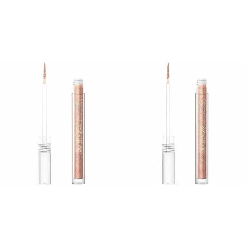 Focallure Тени для век жидкие с глиттером Glittering Liquid Eyeshadow тон S03, 1,5 г, 2 уп.