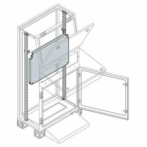 Плата монтажная 300x800мм ВхШ, ABB EA3081 (1 шт.) плата монтажная 70х200мм 1 сторонняя