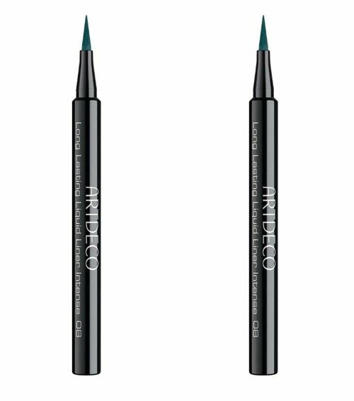 ARTDECO Подводка для век Long Lasting Liquid Liner Intense, тон 08, 0,6 мл, 2 шт