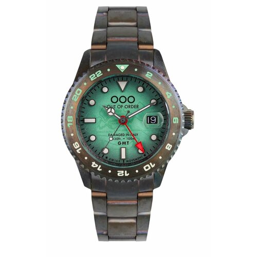 фото Наручные часы out of order ooo.001-19.ve, бирюзовый