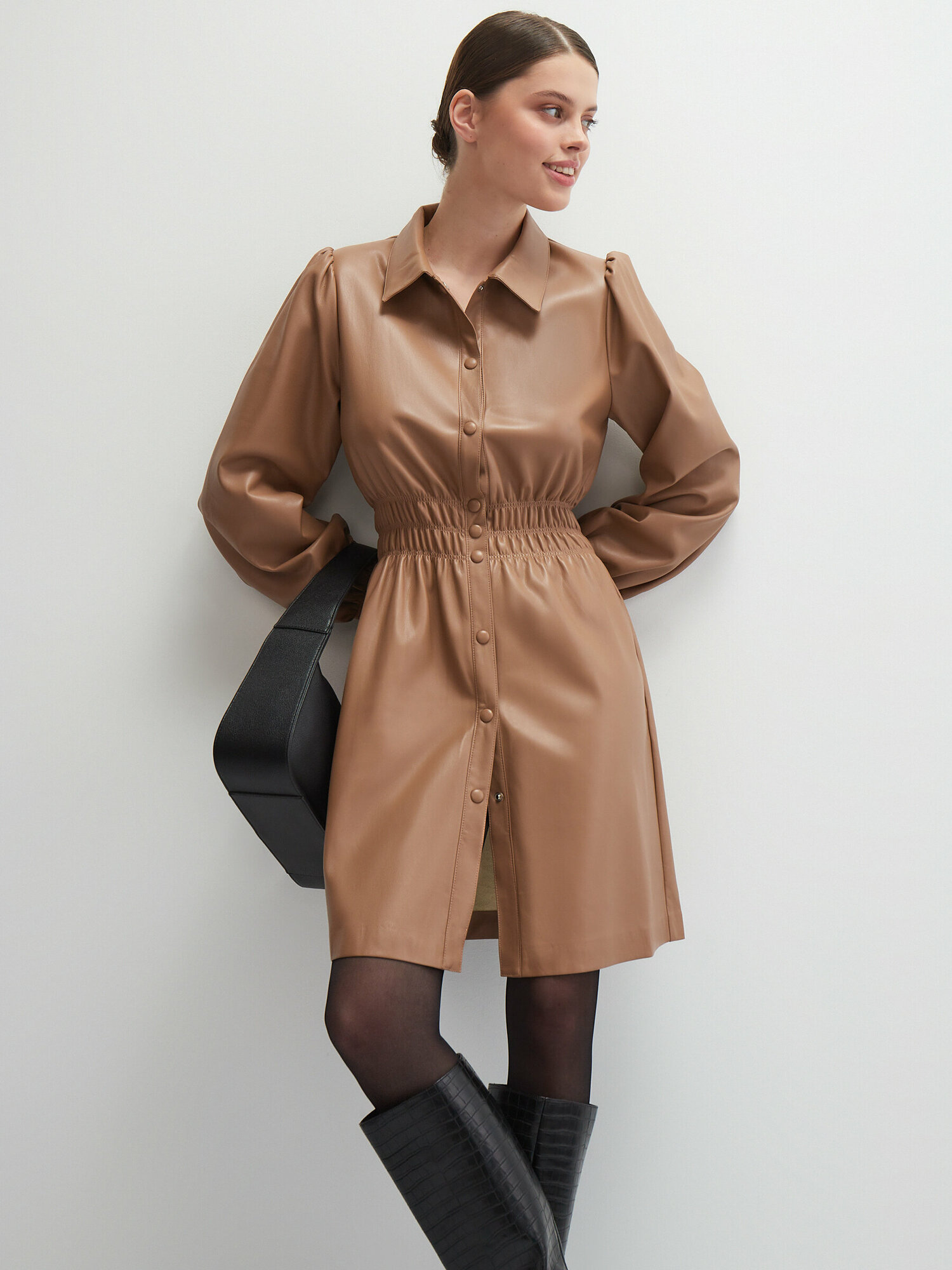 Платье Vittoria Vicci, размер XS, мокко — фото 1