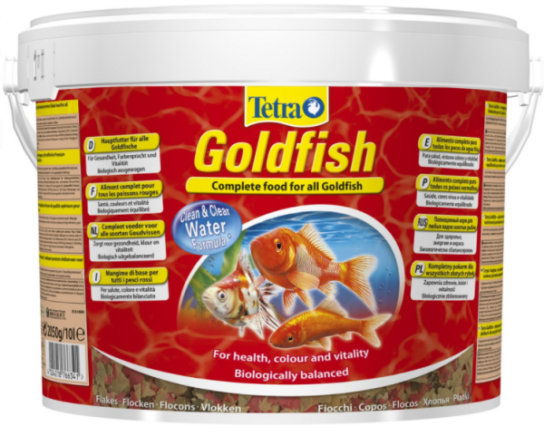 Tetra Goldfish Flakes 10л хлопья
