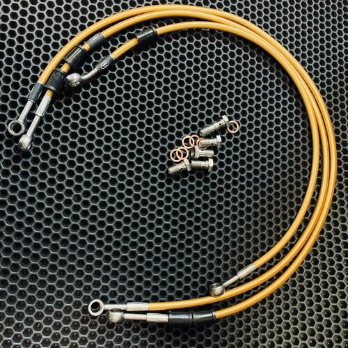 Yamaha FZ1-S Fazer (Faired) 2006-2010 Комплект армированных тормозных шлангов