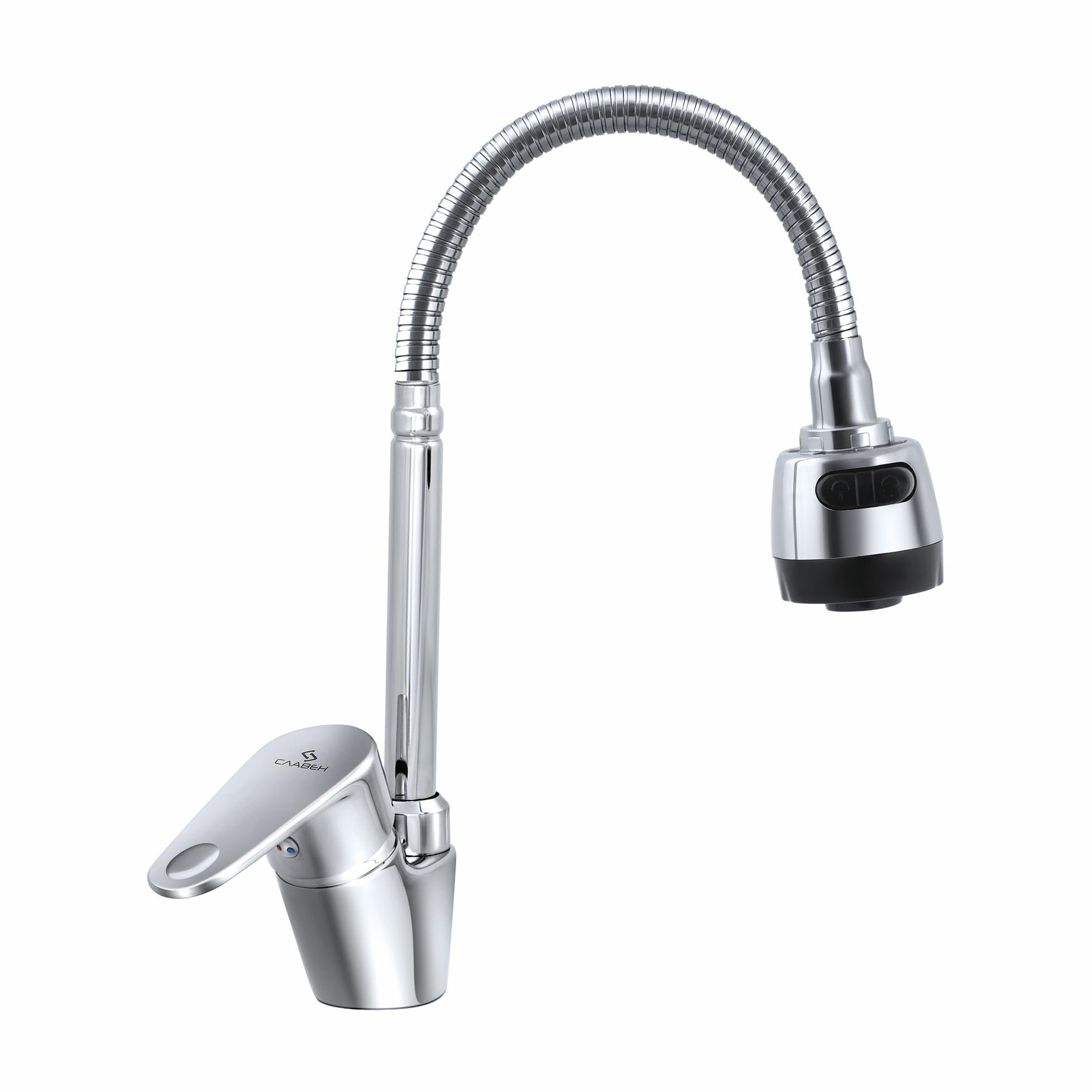 фото Смеситель для кухни с гибким Изливом, Л25(Славен)