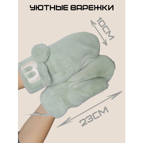 фото Варежки , размер onesize, зеленый нет бренда