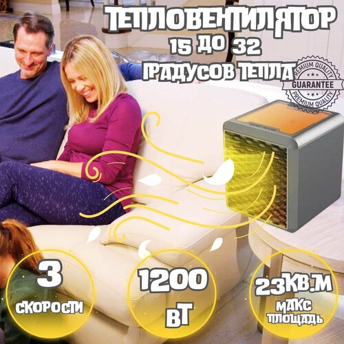 Тепловентилятор Керамический обогреватель 1200 Вт 3-скоростная регулировка напольный 198500₽
