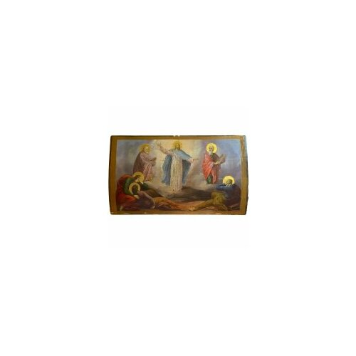 Икона Преображение 75х44 19 век #166292 икона распятие 19 век 31х36