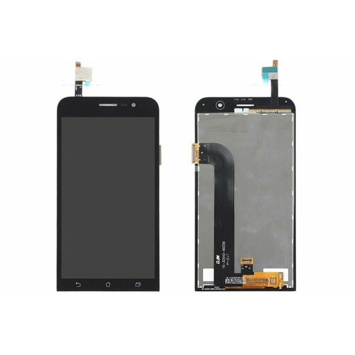 защитное стекло liberty project tempered glass для asus zenfone go zb500kg 0l 00032877 Дисплей для Asus Zenfone GO (ZB500KG) с тачскрином черный