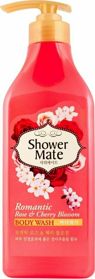 Гель для душа Shower Mate Роза и вишневый цвет 550г х 2шт