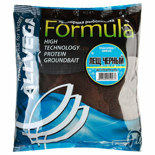 фото Прикормка зимняя allvega formula winter 500 г, лещ черный (комплект из 11 шт)